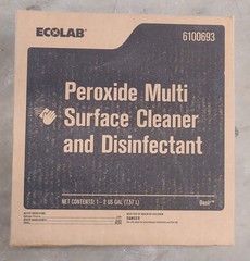 Ecolab 6100693 8.00% Concentrate Peroxide Multi Surface Cleaner & Disinfectant