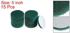 15pcs Drill Power Brush 5 inch Tile Scrubber Scouring Pads 150-240 Grit