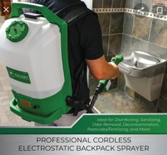 Victory VP300ES Professional Cordless Backpack Sprayer, 2 Batteries, 4 PurTabs