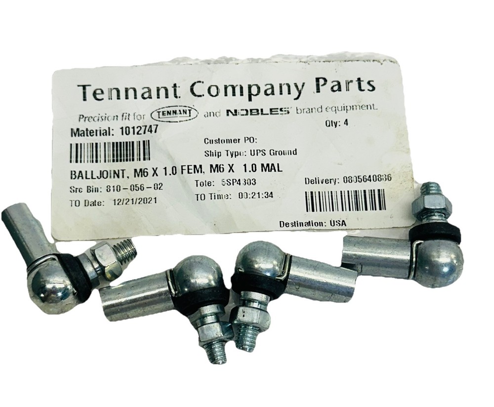 (4 PACK) BALLJOINT M6X1.0 FEM / M6X1.0 MAL 1012747