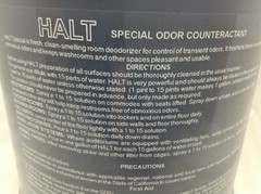 Lot of 4 Gallon Jugs Key Chem Halt Special Odor Counteractant Odor Neutralizer