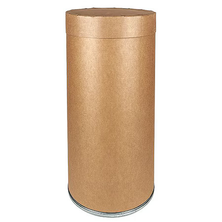 87 Gal Round Recycling Bin, Open Top, Bronze Vein/Bronze Vein, Fiber, 1