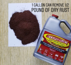 Super Safe Water-Based Rust Remover 1 Gallon Non Toxic for Auto Parts, Hardware