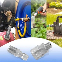 1/4Inch Pressure Washer Quick Connect Fittings,Stainless Steel 8 Pack