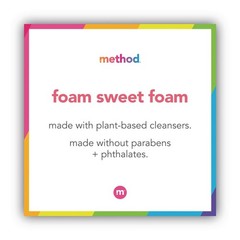 Method 1361 10 oz Foaming Hand Wash – Pink Grapefruit Scent (6/Carton) New