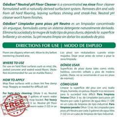 OdoBan Floor Cleaner Concentrate 128 Oz 2-Pack