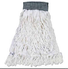 12 pack Rubbermaid Commercial Fgt30000wh00 5 In String Wet Mop, 20oz Dry Wt,