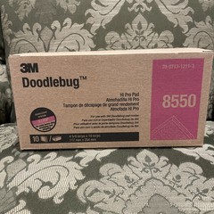 3M Doodlebug High Pro Black Stripping Pads 8550 10/box 4 5/8” x 10”