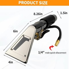 Multi-Surface Upholstery Extractor with Clear Head for Effortless Spot Cleaning