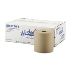 Windsoft Hardwound Roll Towels – Natural (6/Carton)