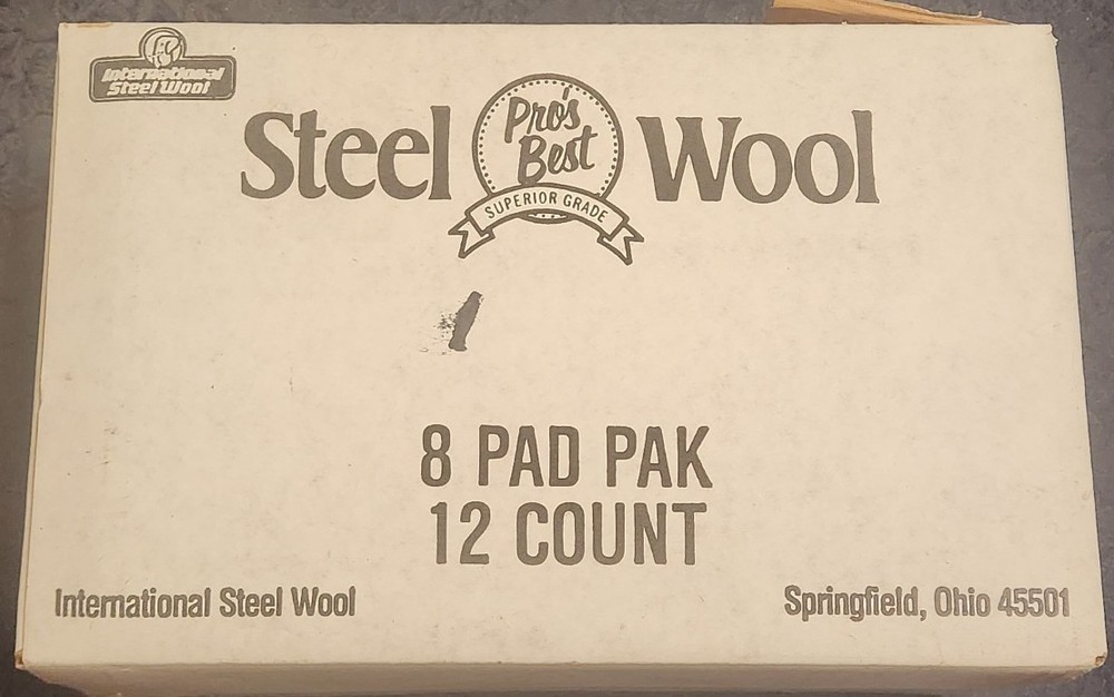 Near Full Case of International Steel Wool #1 Medium