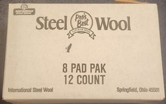 Near Full Case of International Steel Wool #1 Medium
