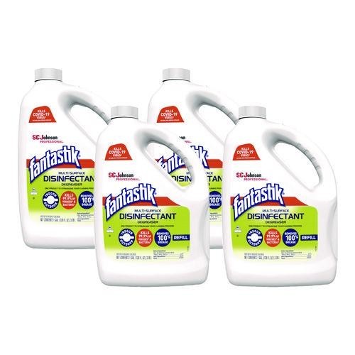 Fantastik Multi-Surface Disinfectant Degreaser, Pleasant Scent, 1 Gal, 4/CT