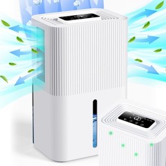 Portable Dehumidifier for Small Room, Bathroom & Closet | 91 OZ Tank | Compac…