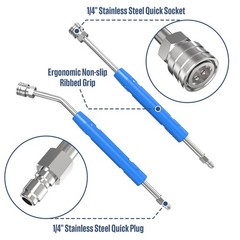 Pressure Washer Extension Wand, 17 Inch Stainless Steel Power Washer Wand wit…
