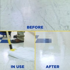 Zep Neutral PH Industrial Floor Cleaner – 1 128 Fl Oz (Pack of 1), Blue