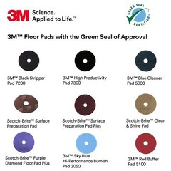 3M TopLine Autoscrubber Pad 5000 14 in
