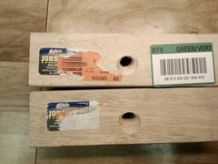 Lot Of 2 Quickie Jobsite Professional Acid Brush Heads Only