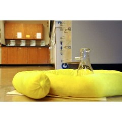 Spilfyter S2-37 Sorbent Sock, 22 Gal, Chemical, Hazmat, Yellow, 6 Pk