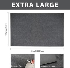 XL Oil Spill Mat (36″ X 59″)(2-Pack), Premium Absorbent Oil Pad, Reusable, Washa
