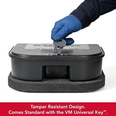 2 EZ SECURED Rat Rodent Control Bait Box Weighted Tampor Proof Station 1 Key