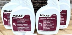 (4) 22oz ea. ECOLAB 6101072 StainBlaster Makeup Remover Laundry Pre-Spotter