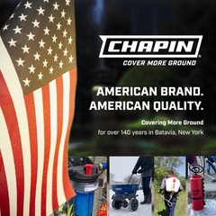 Chapin 6-9481: Deluxe 1-Way Shutoff Hose Connection with Kink-Free Red/Black