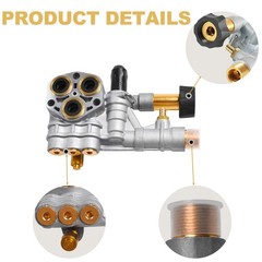 7108366 Pressure Washer Pump Manifold Replacement For Simpson 510020 520006