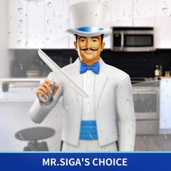 MR.SIGA Multi-Purpose 10″ Silicone Squeegee for Window, Glass, Shower, Car