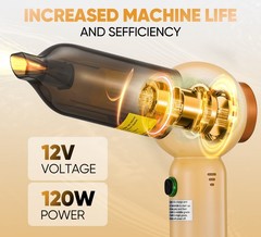Handheld Vacuum Cleaner Cordless – 18000PA Strong Suction Rechargeable, 3-Spe…