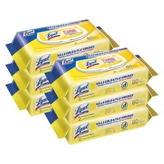 Lysol Handi-Pack Wipes, Lemon and Lime Blossom, 80 ct ( pack of 6 )