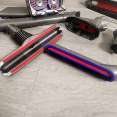 Dyson Grey Vacuum Attachment Set Multi-Piece Tangle-Free Turbine Cleaning Tools