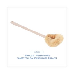 Boardwalk 6217 5″ x 4-1/2″ Tampico Toilet Bowl Brush New