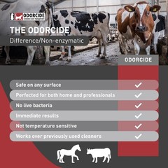Odorcide Barn & Stable Odor Eliminator for Strong – 64oz Concentrate