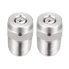 uxcell Pressure Washer Nozzle, 1/4NPT Thread Spray Tip, 2 Pcs (15 15 Degree