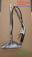 12″ Wand 1 Jet Collapsible Foldable Carpet Wand – Best Backup Wands – Powrflite