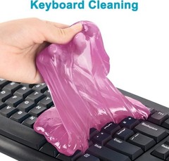 Reusable Pink Car Cleaning Gel Putty for Car Interior, Vents and Keyboards, 2-Pa