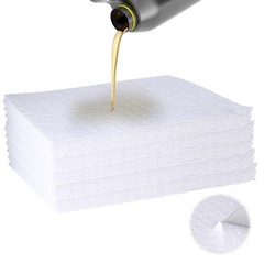 Polypropylene High Absorbency Fluid Oil Absorbent Pads Spill Mat 13″x10″ 50PK
