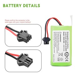 Rdsj 3400Mah Replacement Rvbat700 Battery For Shark Ion Robot Rv700 Rv720 Rv725