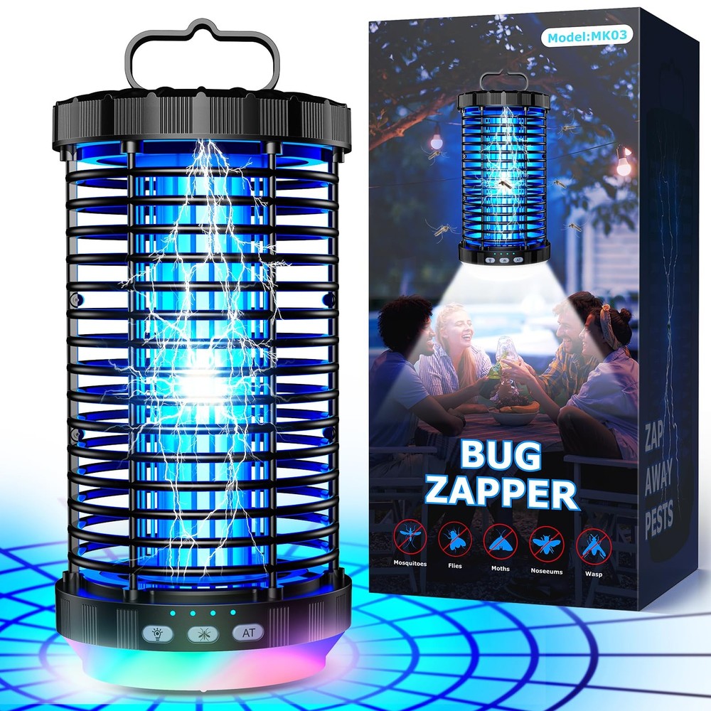 Createfun Bug Zapper Outdoor 2026 Upgraded 3 In 1 Rechargeable Bug Zapper