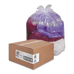 Genuine Joe GJO01012 Clear Trash Can Liners 30 Gal 250/box