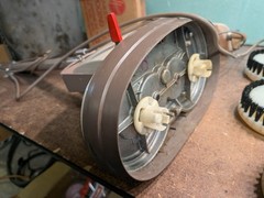 Vintage Hoover Floor Polisher Buffer Scrubber INCOMPLETE Missing Brush Works