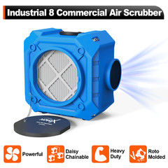 Industrial Air Scrubber 3 Stage w/ HEPA Filtration 500 CFM 110V