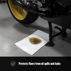 FlashDry Oil-Only Absorbent Pads Fuel Hydrocarbon Spill Cleanup