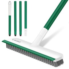 SetSail Upgraded Large 12 in Wide Floor Scrub Brush with White Green-large