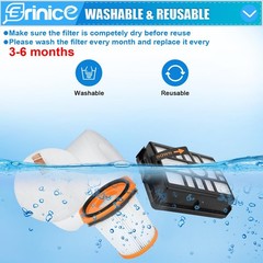 Erinice Ws642Ae Filter For Shark Wandvac Self-Empty Cordless Stick Vacuum