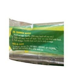 Libman Gritty Nitty Mop Roller Refill Green Tear Resistant Cleaning Pads