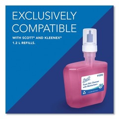Scott 32499 1200 mL 7.3″ x 4″ x 11.7″ Electronic Skin Care Dispenser – White New
