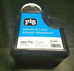 Brand New PIG Absorb & Lock Solvent Absorbent PLP505 4lbs. Black