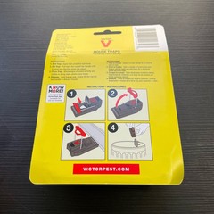 Victor Easy Set Mouse Trap Reusable Snap Traps Mice Pest Control